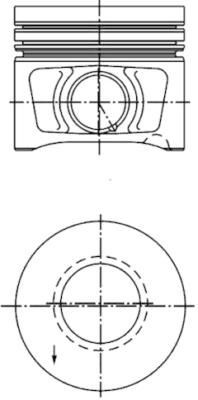 KOLBENSCHMIDT Piston Article number: 93883700 cheaply