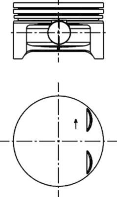 KOLBENSCHMIDT Piston Article number: 40383600 cheaply