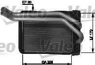 VALEO Heater matrix Article number: 812432 cheaply