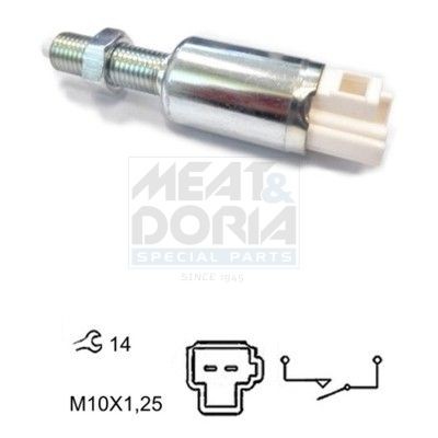 MEAT & DORIA Switch, clutch control (cruise control) Article number: 35105 cheaply