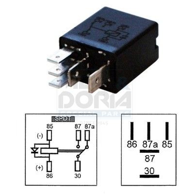 MEAT & DORIA 73232304 Relay CORSA 1.7 DTI 16V (F08, F68) 75 PS Diesel 2006