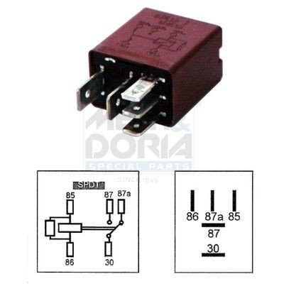 MEAT & DORIA 73232307 Relay DUCATO 2.8 JTD 4x4 128 PS Diesel