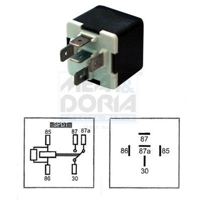 MEAT & DORIA 73233307 Relay TRANSPORTER 1.6 TD Syncro 69 PS Diesel 1992