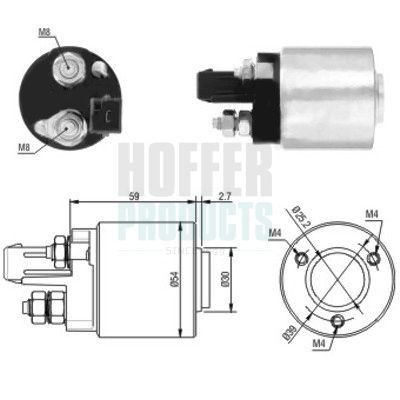HOFFER Magnetafbryder, starter Varenummer: 6646105 billige