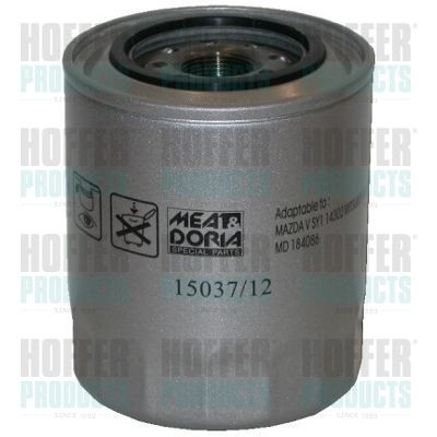 HOFFER Oil filter Article number: 15037/12 cheaply