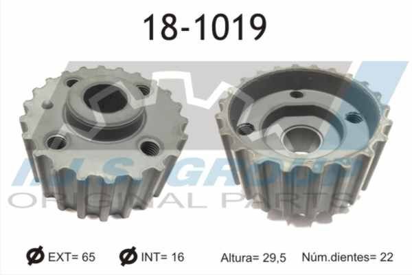 IJS GROUP Tandhjul, krumtapaksel Varenummer: 18-1019 billige