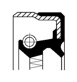 CORTECO Shaft Seal, differential Article number: 01037214B cheaply