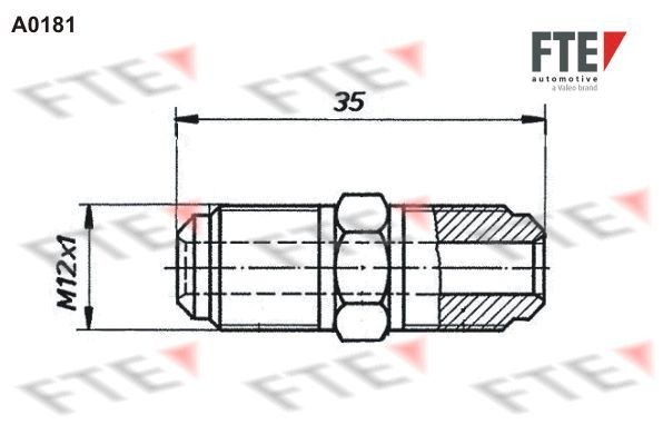 FTE Adapter, brake lines Article number: A0181 cheaply