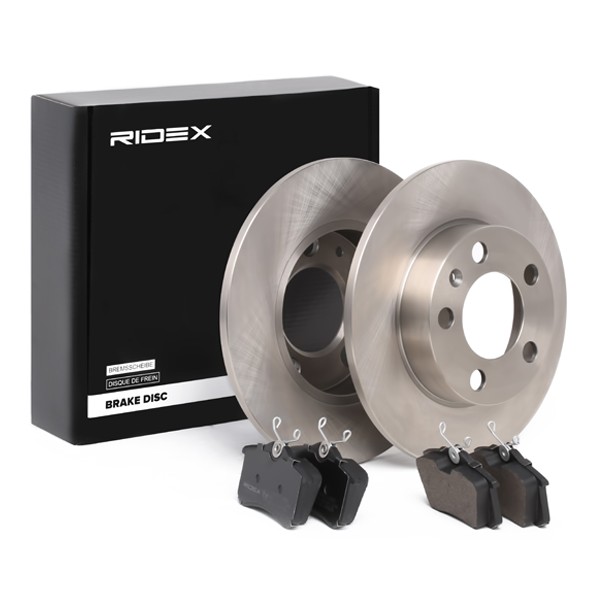 RIDEX Bremseskiver og klodser Varenummer: 3405B0002 billige