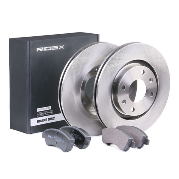 RIDEX Brake discs and pads set Article number: 3405B0014 cheaply