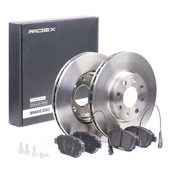 RIDEX Brake discs and pads set Article number: 3405B0127 cheaply