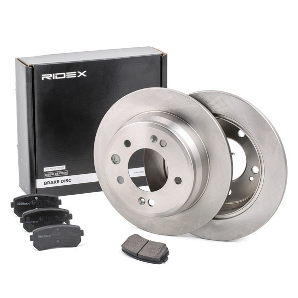RIDEX Brake discs and pads set Article number: 3405B0066 cheaply