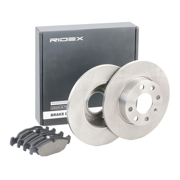 RIDEX Brake discs and pads set Article number: 3405B0155 cheaply