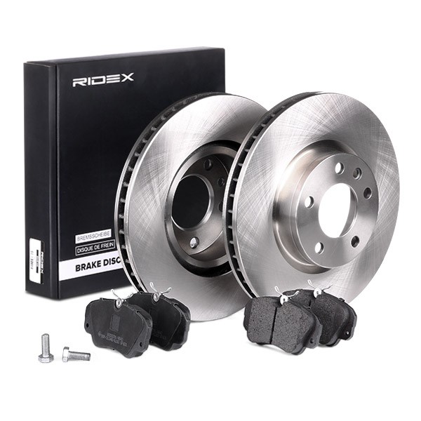 RIDEX Brake discs and pads set Article number: 3405B0173 cheaply