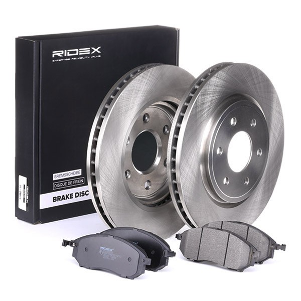 RIDEX Brake discs and pads set Article number: 3405B0204 cheaply