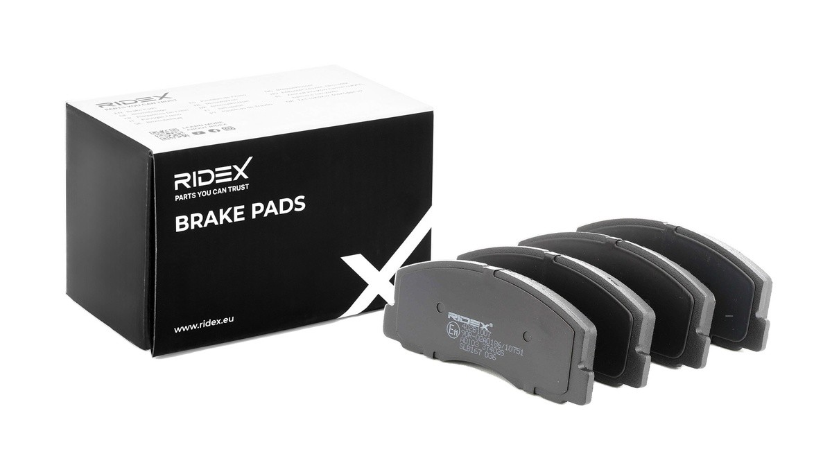 RIDEX Brake pad set Article number: 402B1007 cheaply