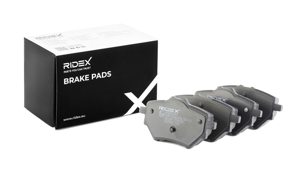 RIDEX Brake pad set Article number: 402B1049 cheaply