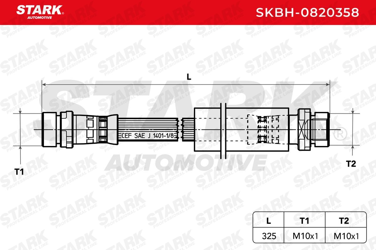STARK Pidurivoolik Artikli number: SKBH-0820358 soodsalt