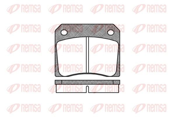 REMSA Brake pad set Article number: 0036.00 cheaply