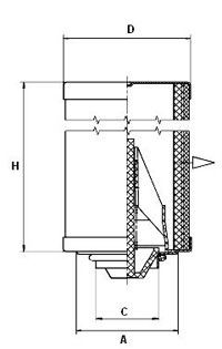 MANN-FILTER Filter, compressed air system Article number: 49 001 55 201 cheaply