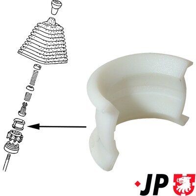 JP GROUP Bush, selector- / shift rod Article number: 1131400600 cheaply