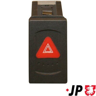 JP GROUP 1196300600 Hazard Light Switch PASSAT 2.3 VR5 Syncro/4motion 150 PS Petrol 2001