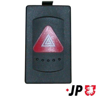 JP GROUP 1196300700 Hazard Light Switch PASSAT 2.3 VR5 Syncro/4motion 150 PS Petrol 2001