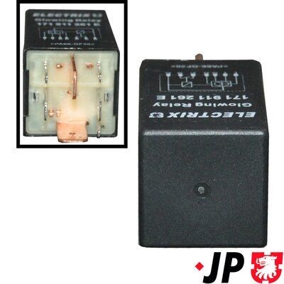 JP GROUP Glow plug relay Article number: 1199206600 cheaply