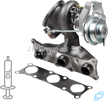 JP GROUP Engine radiator Article number: 1214202400 cheaply
