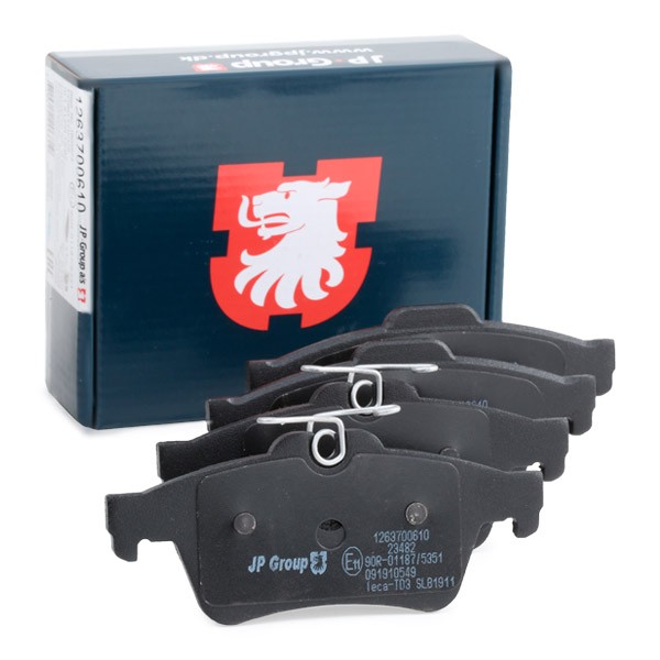 JP GROUP Brake pad set Article number: 1263700610 cheaply