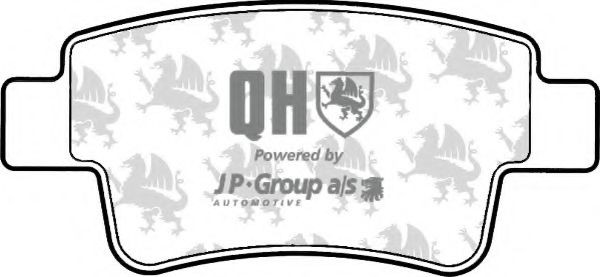 JP GROUP Brake pad set Article number: 1263701019 cheaply