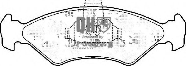 JP GROUP Brake pad set Article number: 1563601519 cheaply