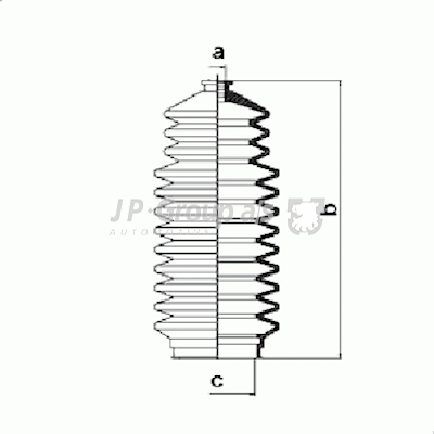 JP GROUP Bellow Set, steering Article number: 4044700419 cheaply