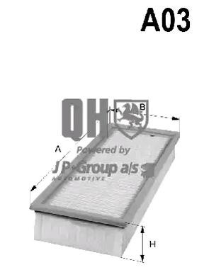 JP GROUP Luftfilter Artikelnummer: 4518600309 billigt