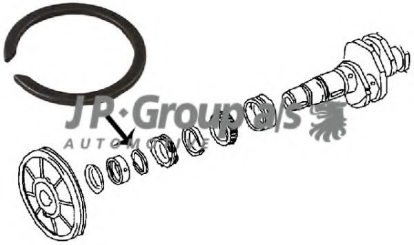 JP GROUP Rõngas, väntvõll Artikli number: 8110451106 soodsalt