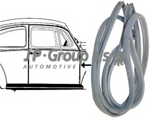 JP GROUP Door Seal Article number: 8185700186 cheaply