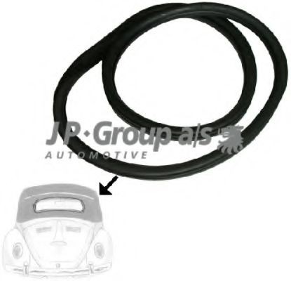 JP GROUP Seal, rear windscreen Article number: 8185901906 cheaply