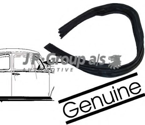 JP GROUP 8186001686 Seal, side window KAEFER 1303 1.3 44 PS Petrol 2003
