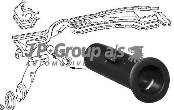JP GROUP Dashboard Air Nozzle Article number: 8189801206 cheaply