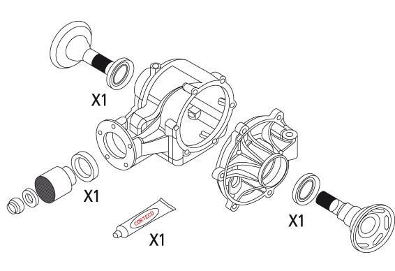 CORTECO Gasket Set, differential Article number: 19535939 cheaply