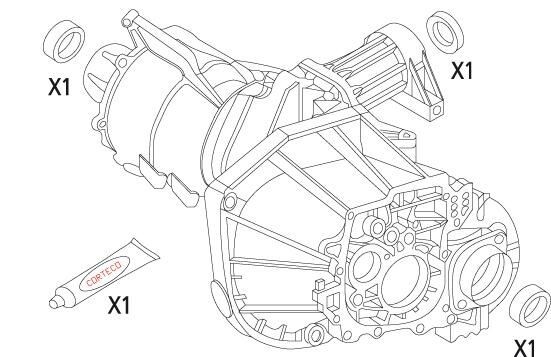 CORTECO Gasket Set, differential Article number: 19535943 cheaply