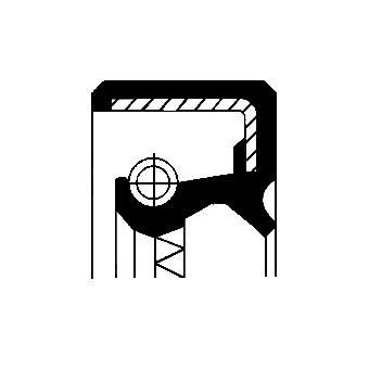 CORTECO Shaft Seal, automatic transmission Article number: 12015402B cheaply