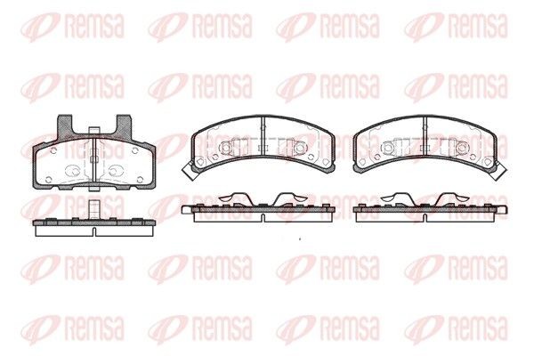 REMSA Brake pad set Article number: 0552.32 cheaply
