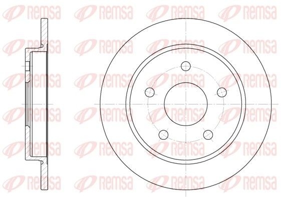 REMSA Brake disc Article number: 6147.00 cheaply
