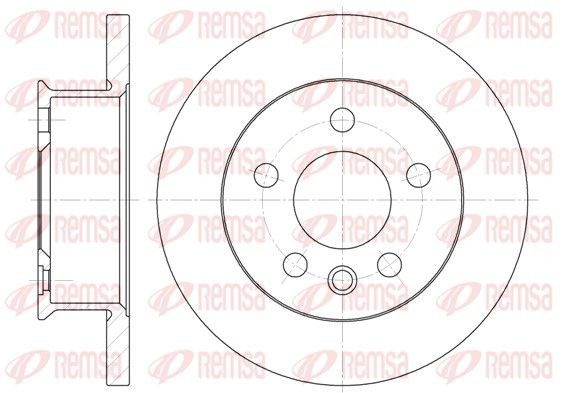 REMSA Brake disc Article number: 6414.00 cheaply