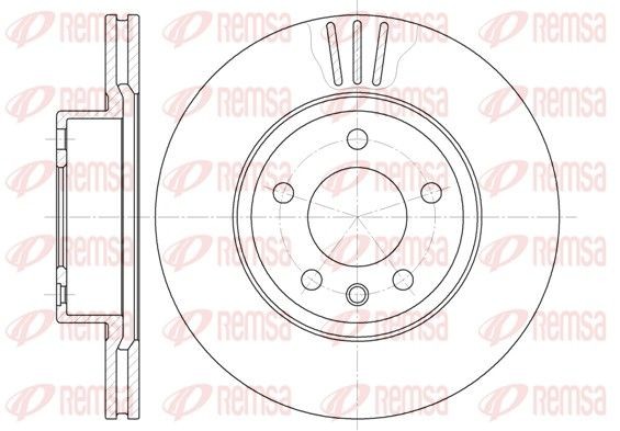 REMSA Brake disc Article number: 6490.10 cheaply