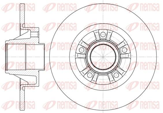 REMSA Brake disc Article number: 6733.00 cheaply