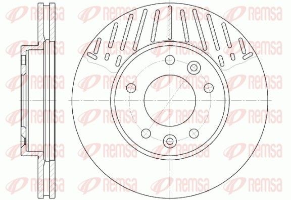 REMSA Brake disc Article number: 6885.10 cheaply