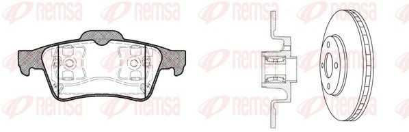 REMSA Brake discs and pads set Article number: 8842.20 cheaply