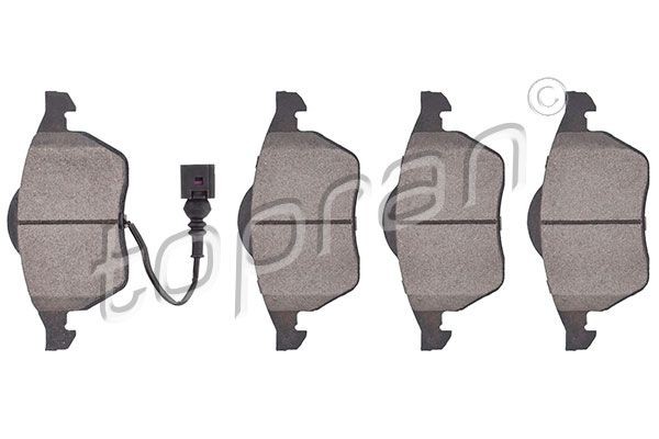 TOPRAN Brake pad set Article number: 109 469 cheaply